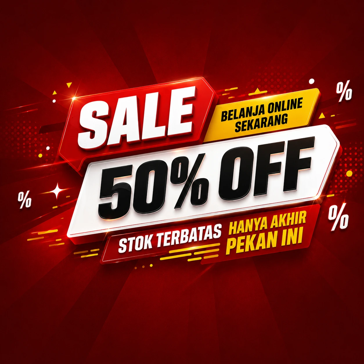 Promo DISKON BELANJA HINGGA 50%